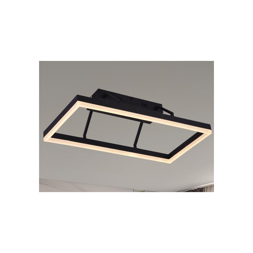 LED stmievateľný prisadený luster LED/40W/230V 3000-6500K + diaľkové ovládanie