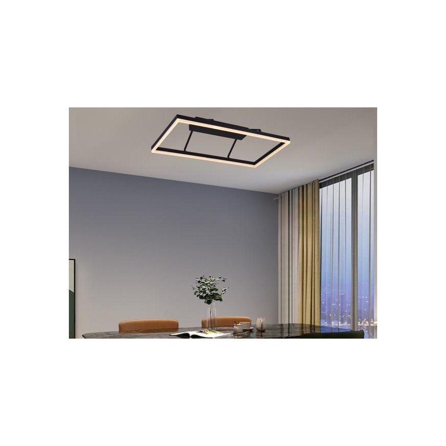 LED stmievateľný prisadený luster LED/55W/230V 3000–6500K + diaľkové ovládanie