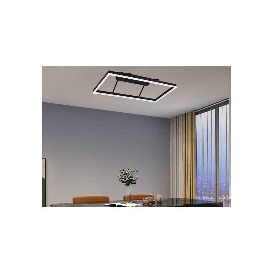 LED stmievateľný prisadený luster LED/55W/230V 3000–6500K + diaľkové ovládanie