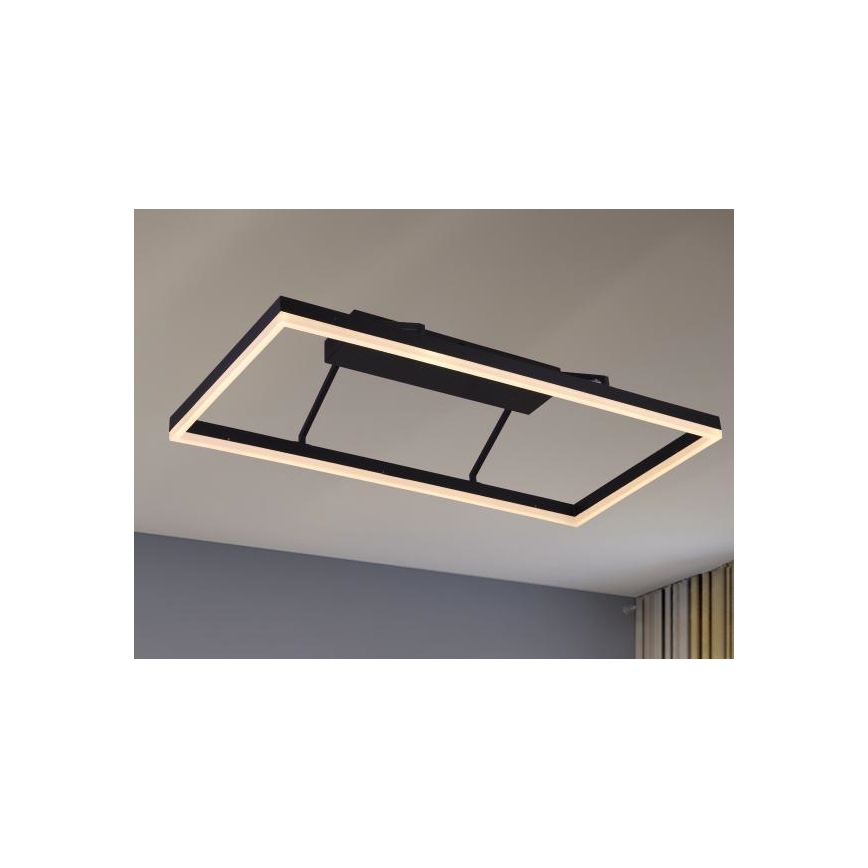 LED stmievateľný prisadený luster LED/55W/230V 3000–6500K + diaľkové ovládanie