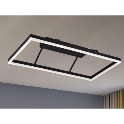 LED stmievateľný prisadený luster LED/55W/230V 3000–6500K + diaľkové ovládanie