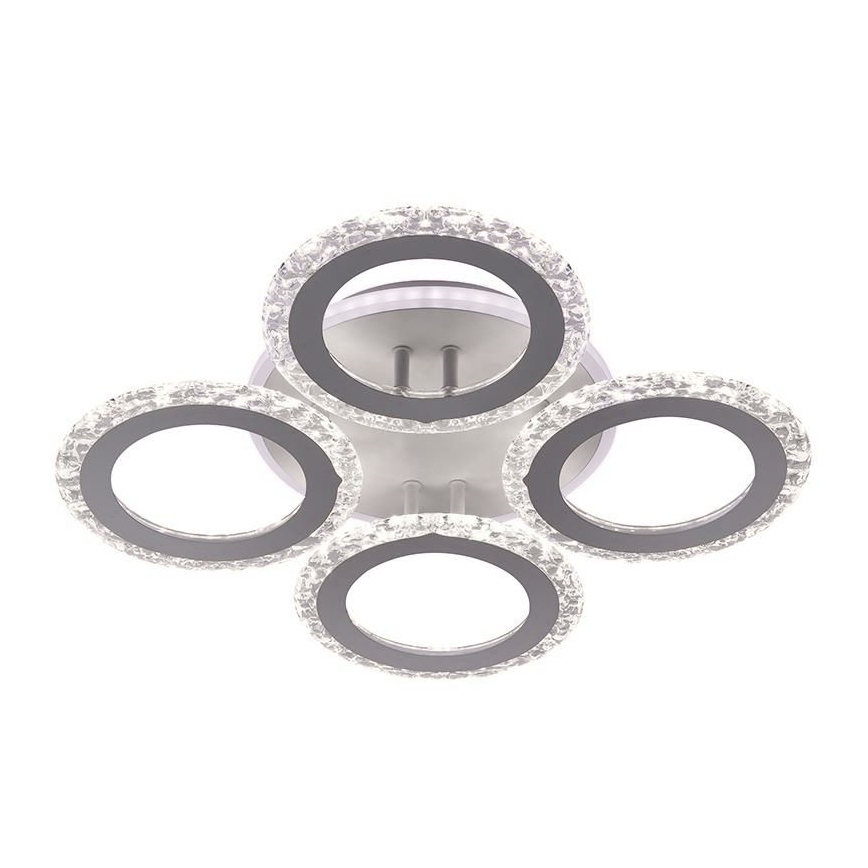 LED Stmievateľný prisadený luster LED/55W/230V 3000-6500K + diaľkové ovládanie
