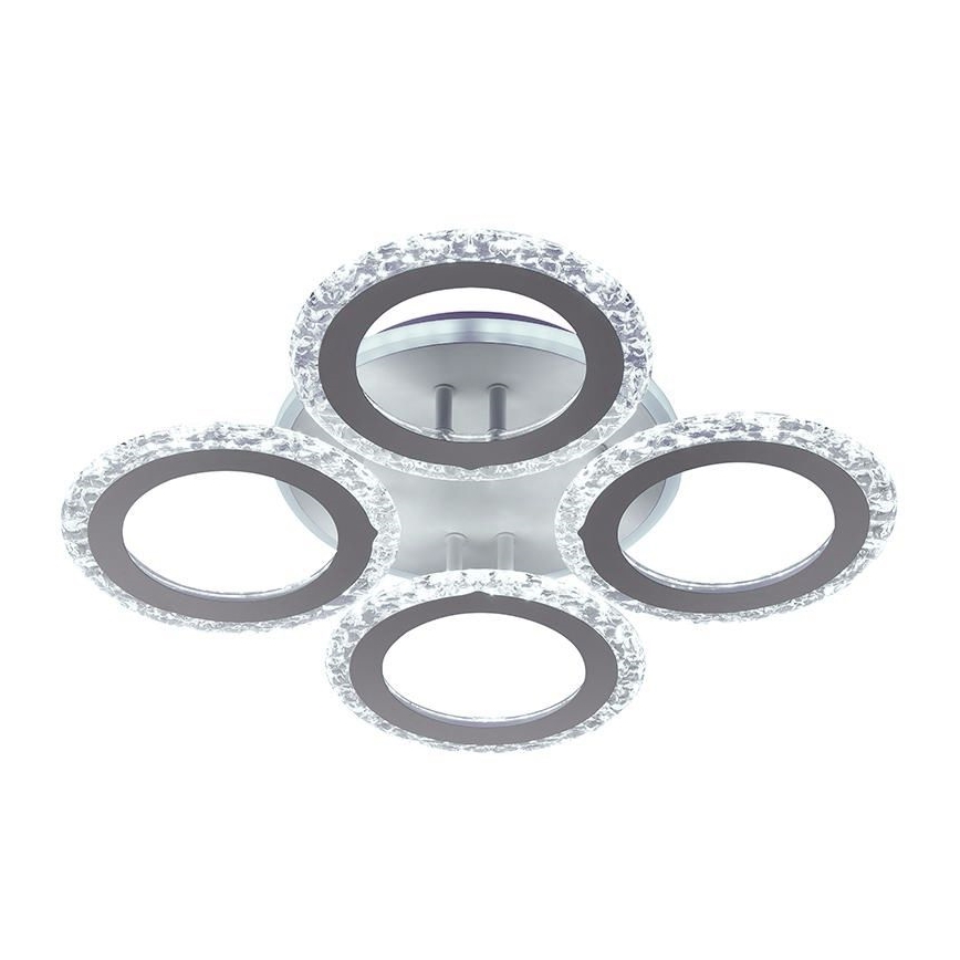 LED Stmievateľný prisadený luster LED/55W/230V 3000-6500K + diaľkové ovládanie