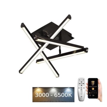 LED Stmievateľný prisadený luster LED/60W/230V 3000-6500K + diaľkové ovládanie