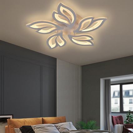 LED Stmievateľný prisadený luster LED/65W/230V 3000-6500K + diaľkové ovládanie