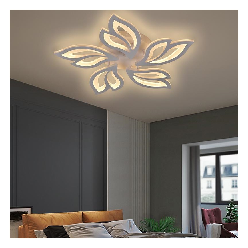 LED Stmievateľný prisadený luster LED/65W/230V 3000-6500K + diaľkové ovládanie