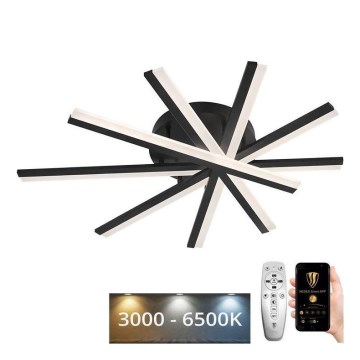 LED Stmievateľný prisadený luster LED/75W/230V 3000-6500K + diaľkové ovládanie