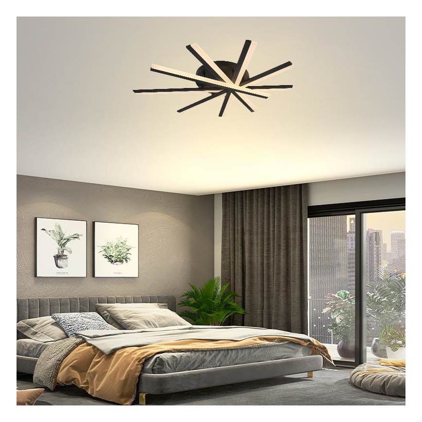 LED Stmievateľný prisadený luster LED/75W/230V 3000-6500K + diaľkové ovládanie