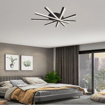 LED Stmievateľný prisadený luster LED/75W/230V 3000-6500K + diaľkové ovládanie