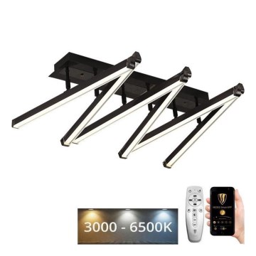 LED Stmievateľný prisadený luster LED/75W/230V 3000-6500K + diaľkové ovládanie