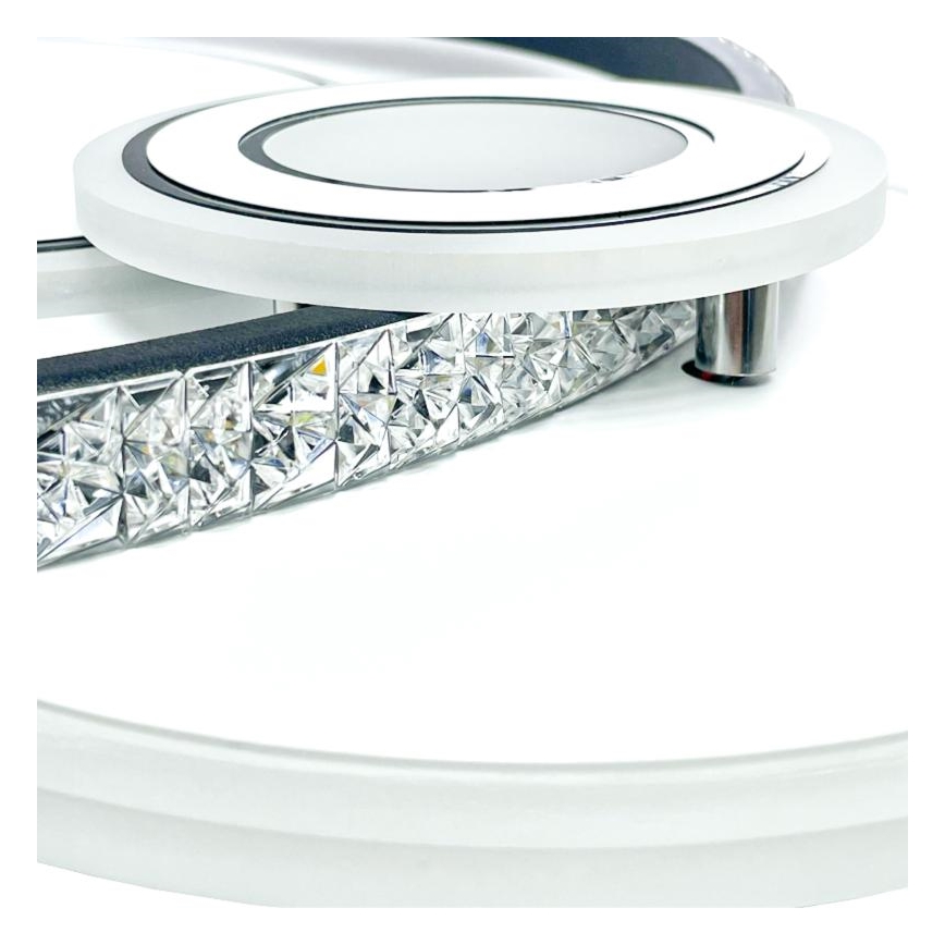 LED Stmievateľný prisadený luster LED/80W/230V 3000-6500K + diaľkové ovládanie