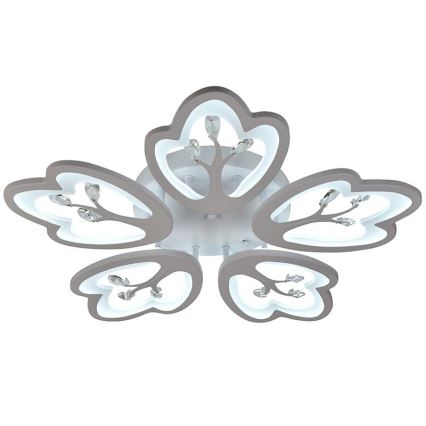 LED Stmievateľný prisadený luster LED/80W/230V 3000-6500K + diaľkové ovládanie