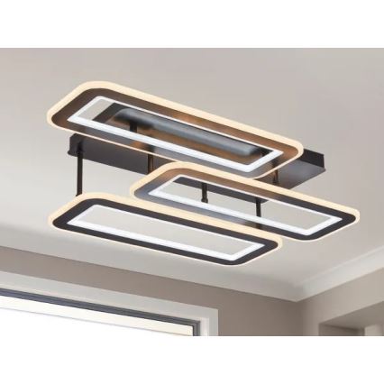 LED Stmievateľný prisadený luster LED/90W/230V 3000-6500K + diaľkové ovládanie