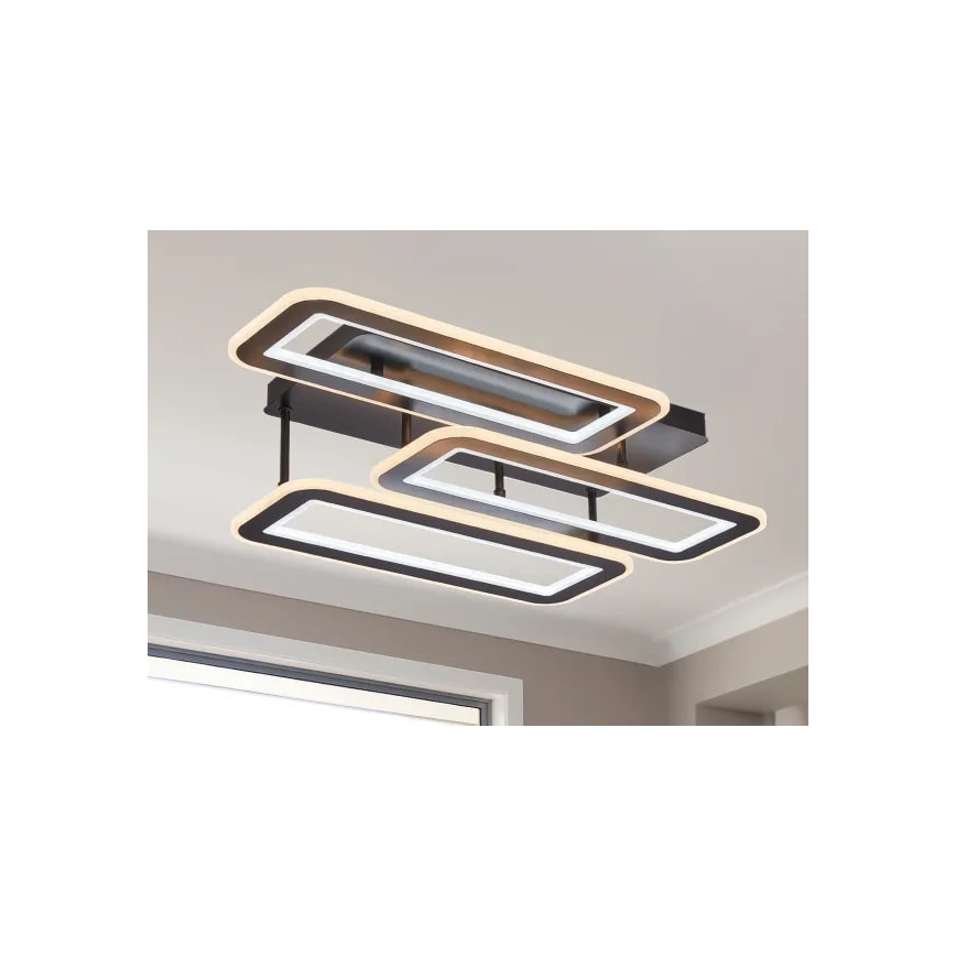 LED Stmievateľný prisadený luster LED/90W/230V 3000-6500K + diaľkové ovládanie