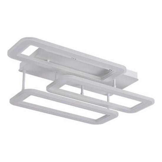 LED Stmievateľný prisadený luster LED/90W/230V 3000-6500K + diaľkové ovládanie