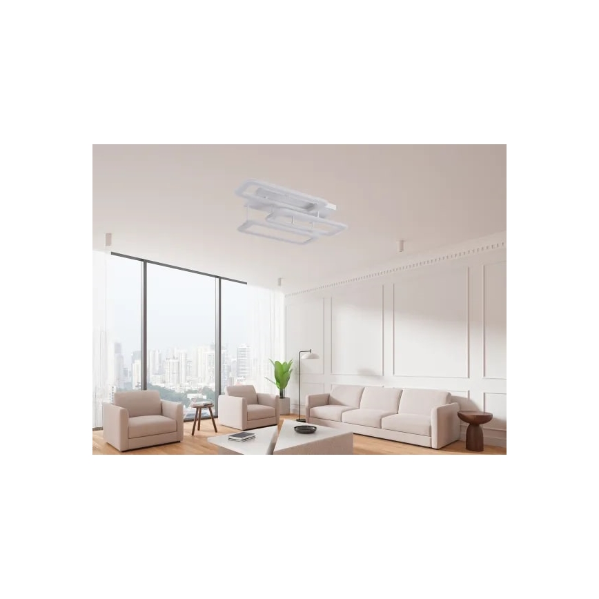 LED Stmievateľný prisadený luster LED/90W/230V 3000-6500K + diaľkové ovládanie