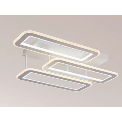 LED Stmievateľný prisadený luster LED/90W/230V 3000-6500K + diaľkové ovládanie