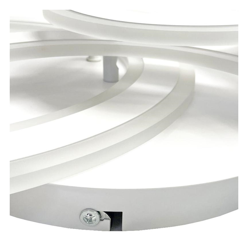 LED Stmievateľný prisadený luster LED/90W/230V 3000-6500K + diaľkové ovládanie