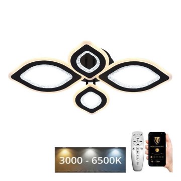 LED Stmievateľný prisadený luster LED/95W/230V 3000-6500K + diaľkové ovládanie