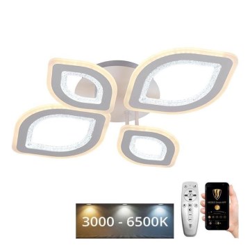 LED Stmievateľný prisadený luster LED/95W/230V 3000-6500K + diaľkové ovládanie