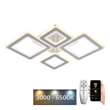 LED Stmievateľný prisadený luster LED/95W/230V 3000-6500K + diaľkové ovládanie