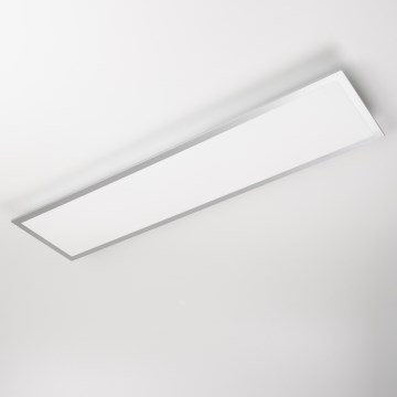 LED Stmievateľný prisadený panel LED/32W/230V 2700-6500K 25x100 cm biela + diaľkové ovládanie