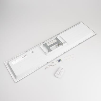 LED Stmievateľný prisadený panel LED/32W/230V 2700-6500K 25x100 cm biela + diaľkové ovládanie