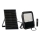 LED Stmievateľný reflektor so solárnym panelom a senzorom súmraku LED/15W/15000 mAh 3,2V IP65 + diaľkové ovládanie