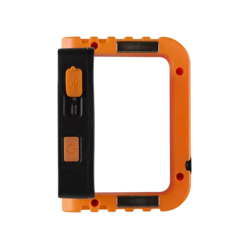 LED Stmievateľný solárny nabíjací reflektor LED/10W/5V USB 6500K IP44 1800 mAh