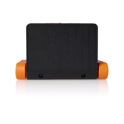 LED Stmievateľný solárny nabíjací reflektor LED/10W/5V USB 6500K IP44 1800 mAh