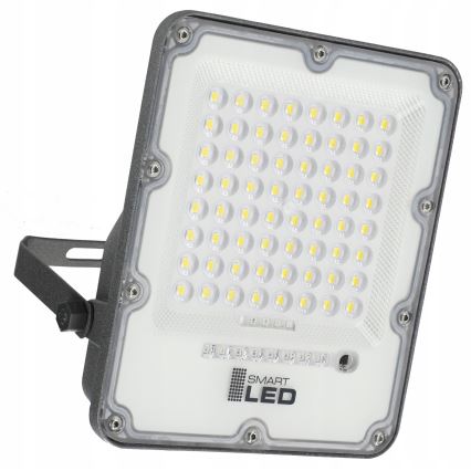 LED stmievateľný solárny reflektor LED/100W/3,2V 5000K 10500 mAh IP65 čierna + diaľkové ovládanie