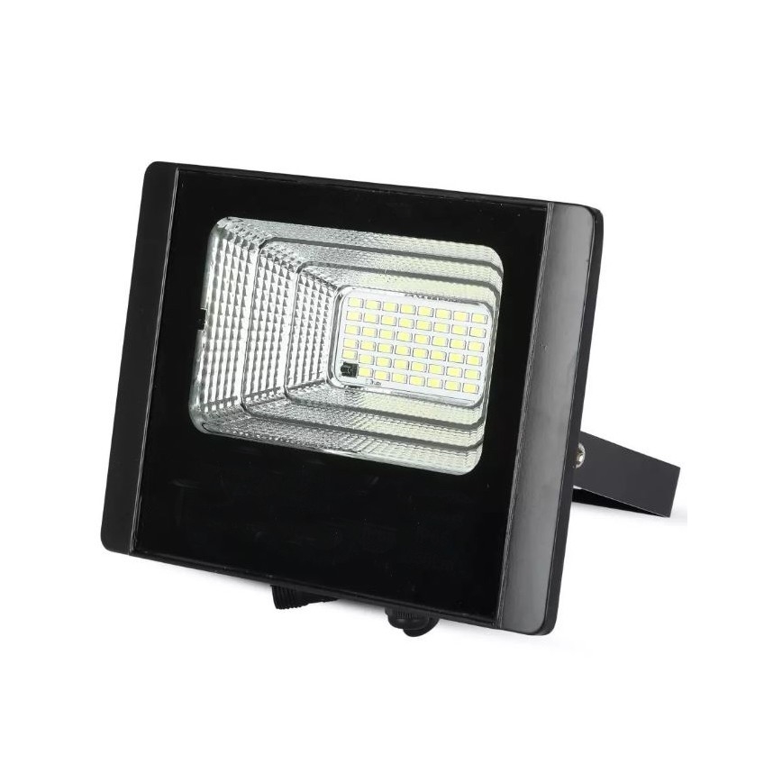 LED Stmievateľný solárny reflektor LED/12W/3,2V 6000K IP65 5000 mAh + diaľkové ovládanie