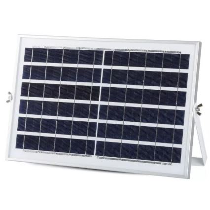 LED Stmievateľný solárny reflektor LED/12W/3,2V 6000K IP65 5000 mAh + diaľkové ovládanie