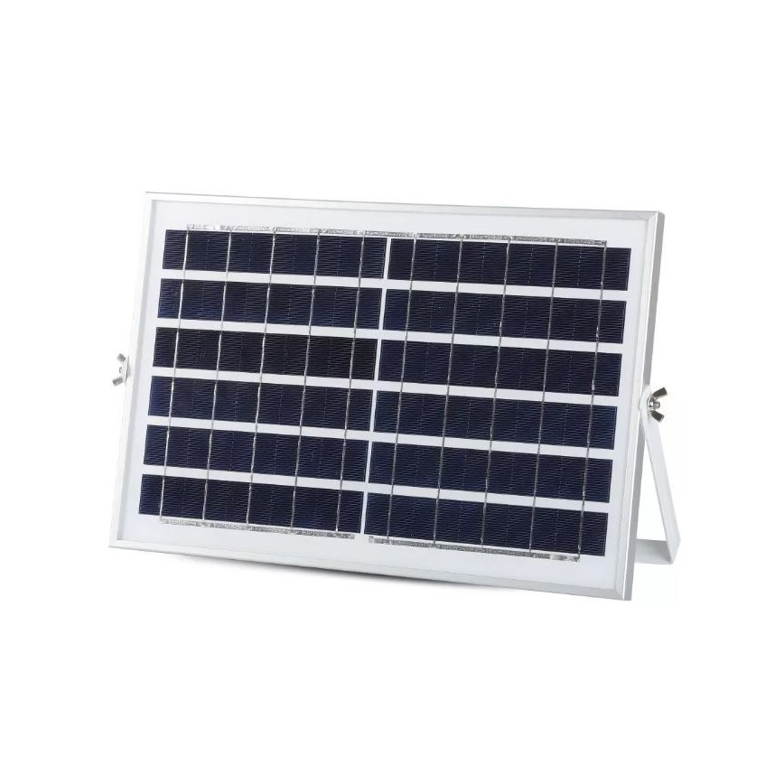 LED Stmievateľný solárny reflektor LED/12W/3,2V 6000K IP65 5000 mAh + diaľkové ovládanie