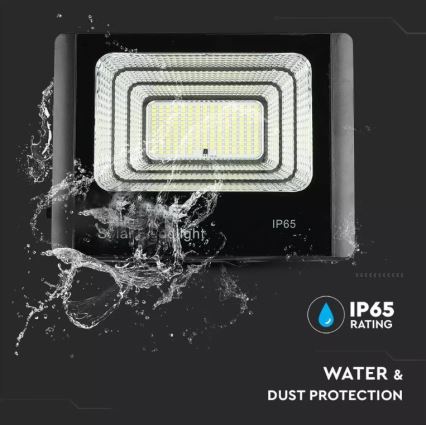 LED Stmievateľný solárny reflektor LED/16W/3,2V 4000K IP65 10000 mAh + diaľkové ovládanie