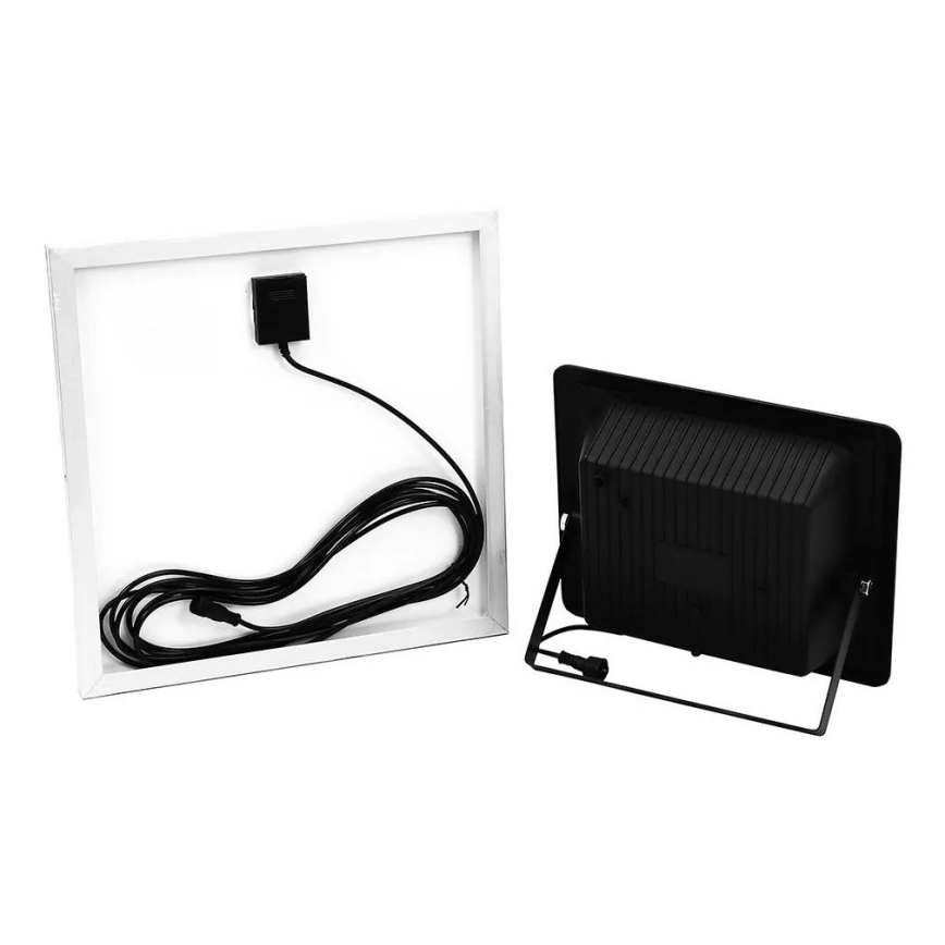 LED Stmievateľný solárny reflektor LED/20W/6,4V 4000K IP65 10000 mAh + diaľkové ovládanie