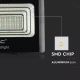 LED Stmievateľný solárny reflektor LED/20W/6V 6000K IP65 + diaľkové ovládanie