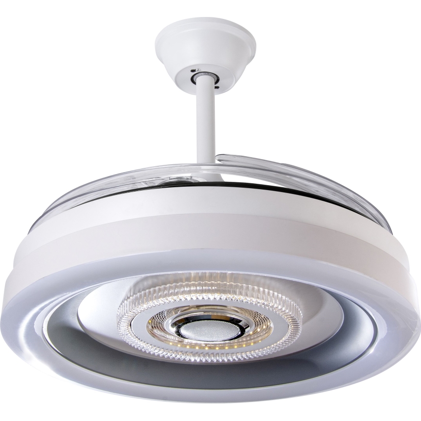 LED Stmievateľný stropný ventilátor LED/60W/230V 3000-6000K pr. 50 cm biela + diaľkové ovládanie