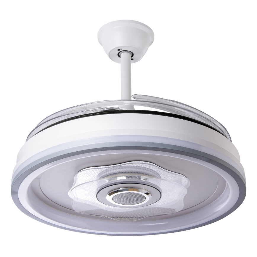 LED Stmievateľný stropný ventilátor LED/70W/230V 3000-6000K pr. 50 cm biela + diaľkové ovládanie