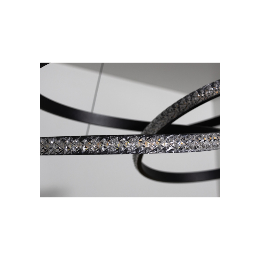 Stmievateľný LED luster na lanku LED/90W/230V 3000-6500K pr. 47 cm + diaľkové ovládanie