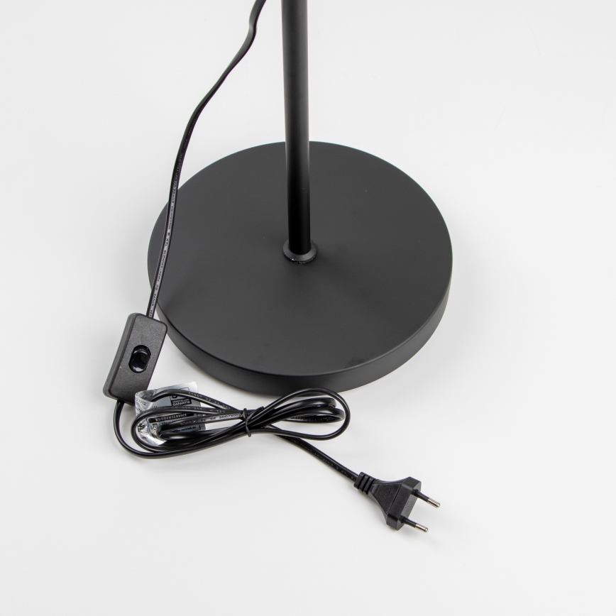 LED stojacia lampa 1xE27/7W/230V čierna