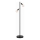 LED stojacia lampa 2xE27/7W/230V 2000K čierna/zlatá
