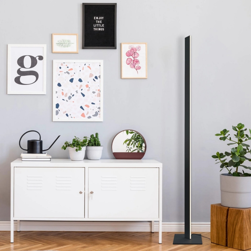 LED stojacia lampa BERNADETTA LED/28W/230V 4000K čierna