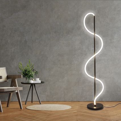 LED Stojacia lampa EMMA LED/36W/230V čierna