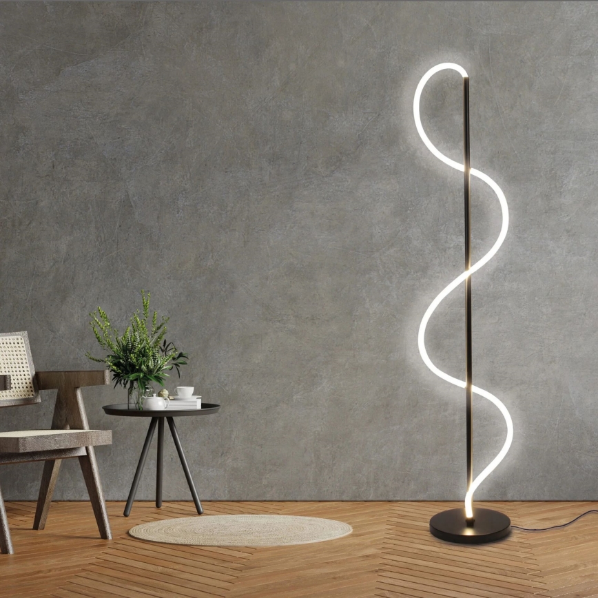 LED Stojacia lampa EMMA LED/36W/230V čierna