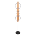 LED stojacia lampa MELISA LED/25W/230V borovica