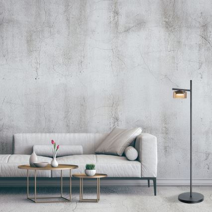 LED stojacia lampa OFELIA 1xGX53/6W/230V čierna/béžová