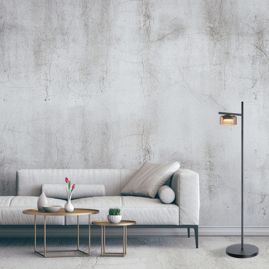 LED stojacia lampa OFELIA 1xGX53/6W/230V čierna/béžová