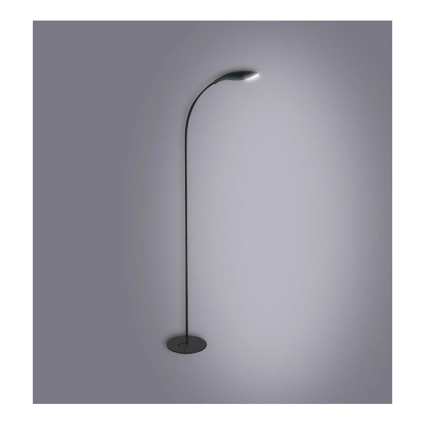 LED stojacia lampa SWAN LED/6,5W/230V čierna