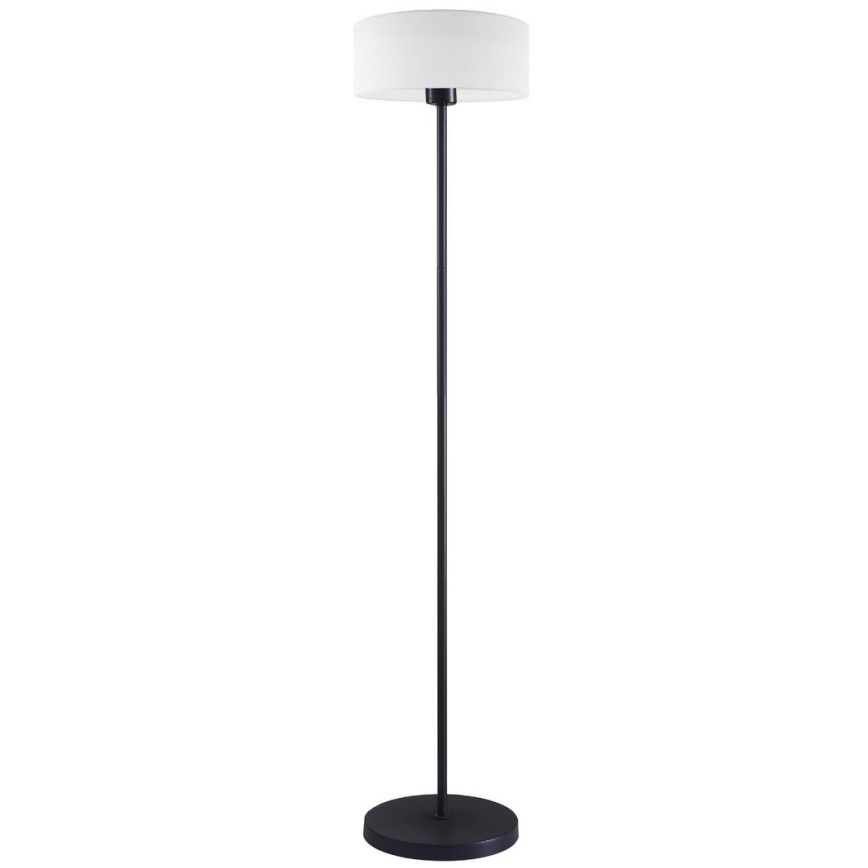 LED Stojacia lampa TUNJA 1xE27/20W/230V pr. 30 cm čierna/biela
